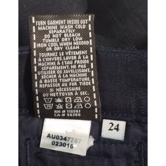 7 For All Mankind Jeggings | Size 24 | Black Zip Pocket Ankle NWT - Picture 7 of 7